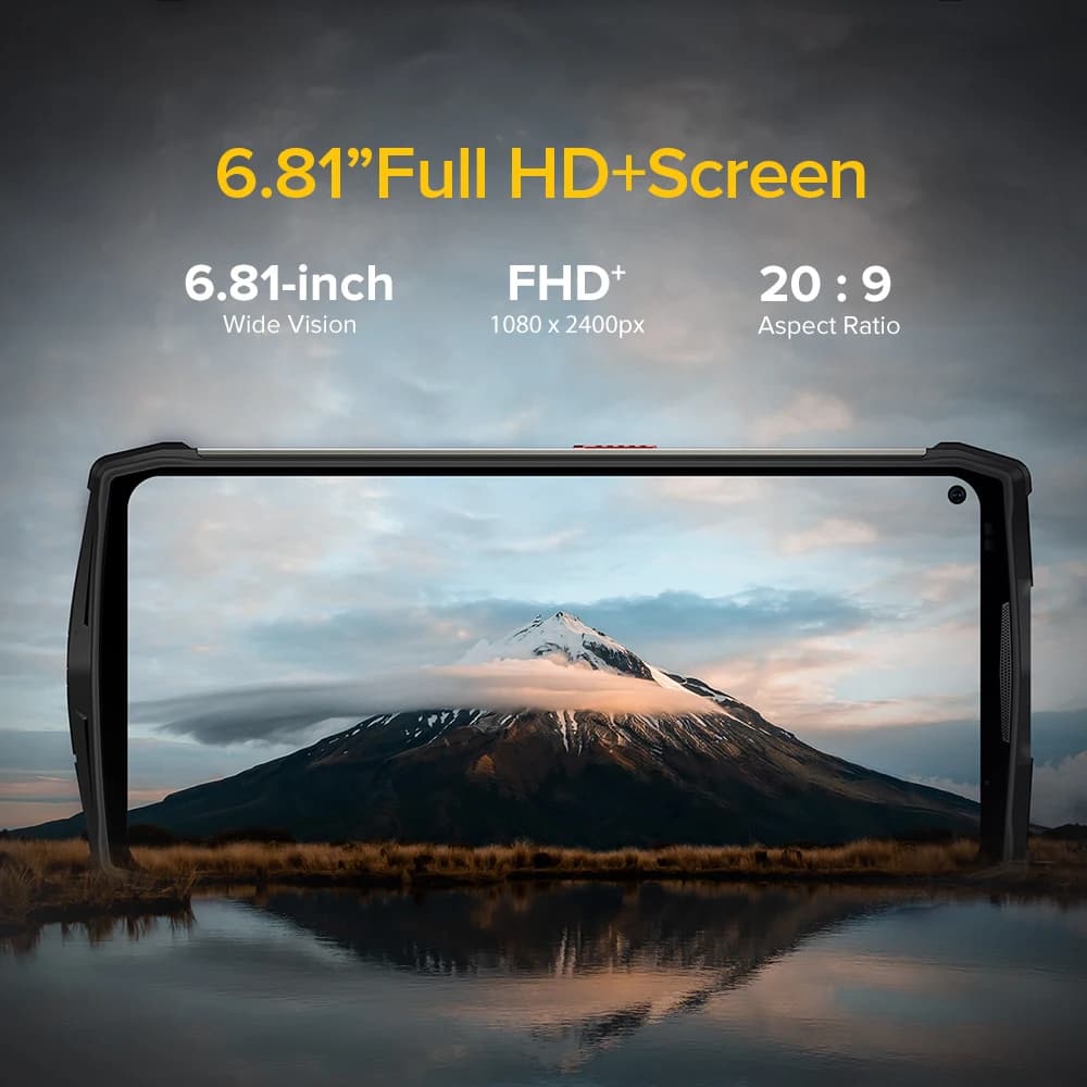 هاتف Ulefone Power Armor 13 المتين 13200 مللي أمبير أندرويد هاتف مقاوم للماء 6.81 بوصة FHD هاتف محمول إصدار عالمي - 5