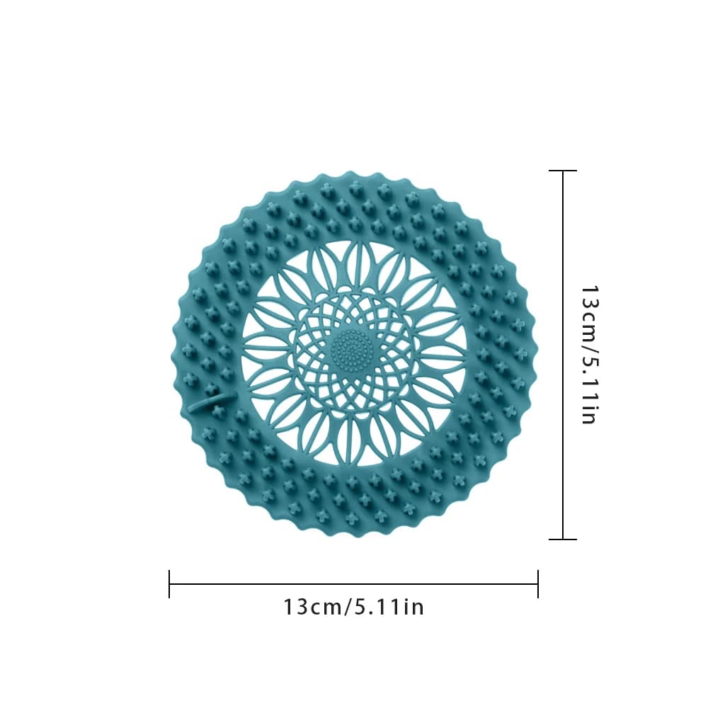15 سم سدادة حوض استحمام كبيرة من السيليكون غطاء تصريف مقاوم للتسرب سدادة شعر الحوض سدادة مسطحة للحمام إكسسوارات الحمام - 6