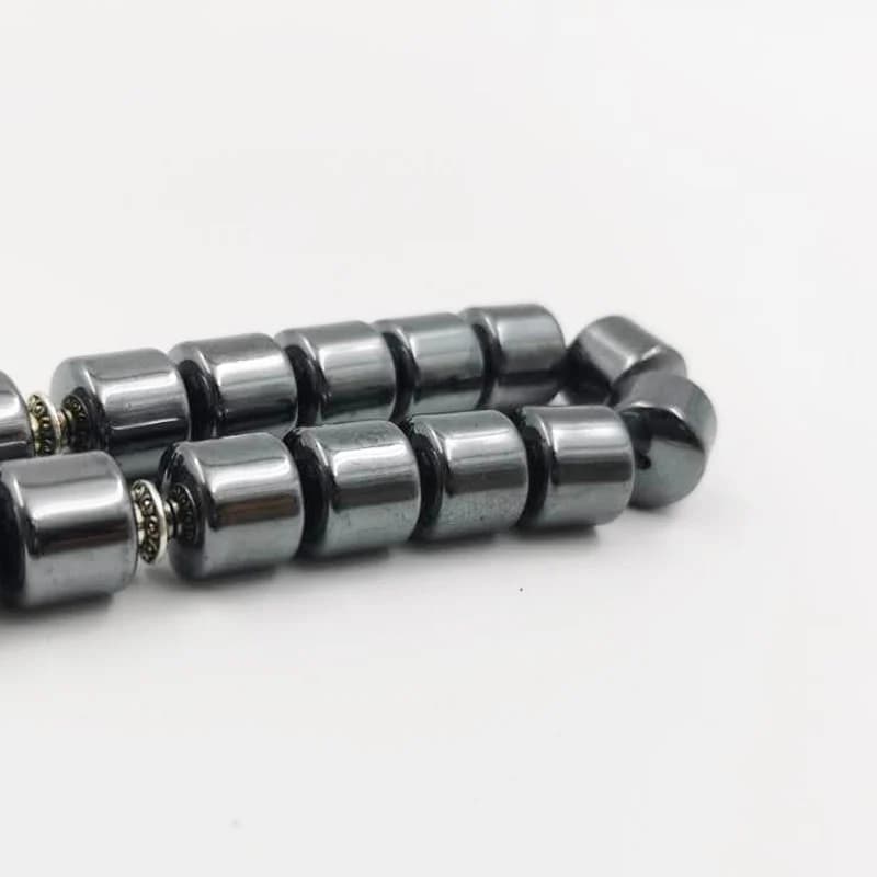 Tasbih Natural hematite stone promotes blood circulation misbaha 33 beads muslim bracelet islamic gift accessoriy turkey jewelry - 2