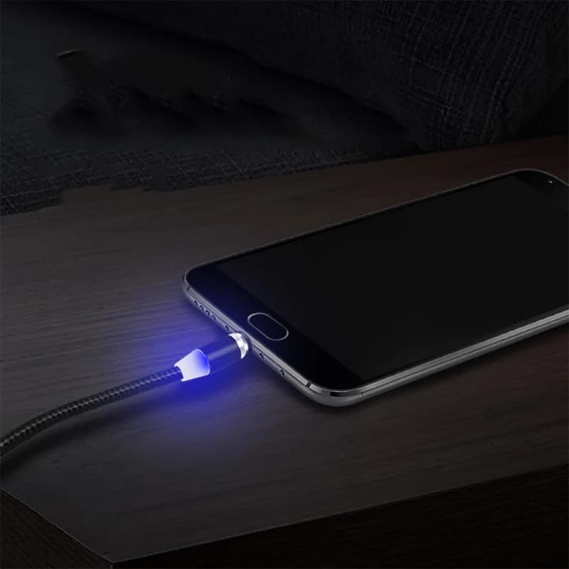 1M Micro USB Magnetic Cable USB Type c Cable Fast Charging Wire For Samsung Huawei Xiaomi Redmi Android USB C Charger Cord - 4
