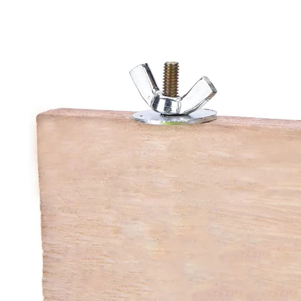 منصة قفز خشبية للحيوانات الأليفة، إطار تسلق، لوح خدش، لوح قفز، إمدادات للخنازير الغينية - 2