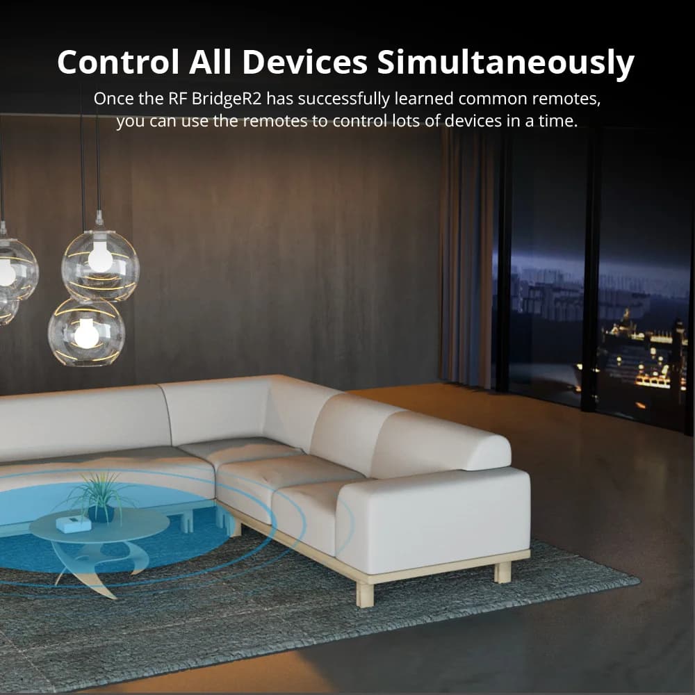 SONOFF RF Bridge R2 433MHz Gateway DW2 PIR3 Door Window Motion Sensor Voice Control Smart Scene via eWeLink Google Home Alexa - 4