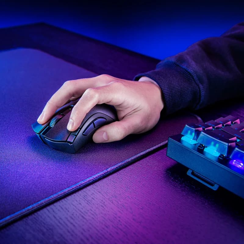 Razer DeathAdder V2 X Hyperspeed Design Wireless Mouse 7 Programmable Buttons 2 Mechanical Switches  5G 14K DPI Optical Sensor - 3