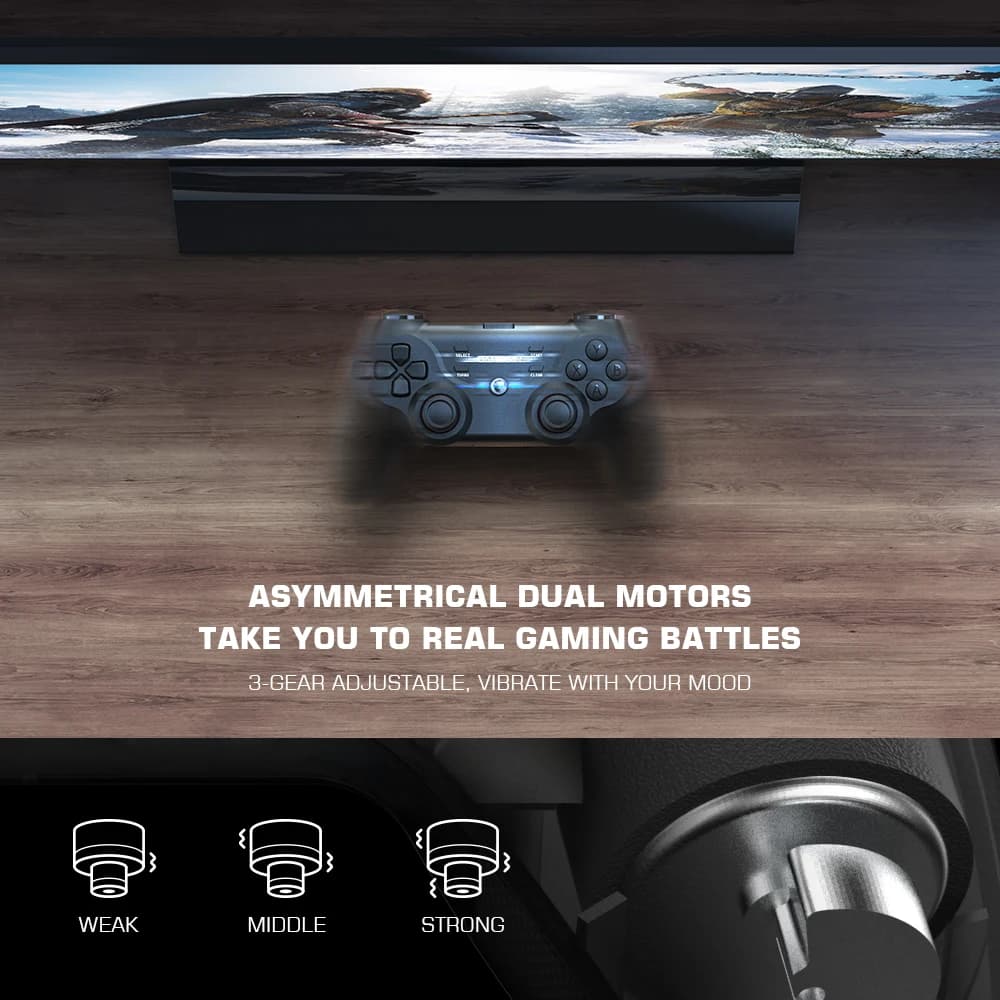 وحدة تحكم GameSir T3 اللاسلكية لأجهزة الكمبيوتر الشخصية مع عصا تحكم لأجهزة Android TV Box وأجهزة الكمبيوتر المكتبية والمحمولة التي تعمل بنظام Windows 7 و10 و11 - 4