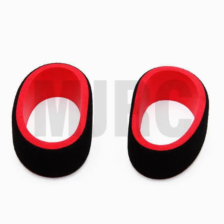 عجلة قيادة جهاز إرسال سيارات Rc بلونين قبضة رغوة عجلة يد إسفنجية لـ Traxxas Tqi Futaba 3pv 4pls 4pv 4px R 7px Prc X4 Fs - 2