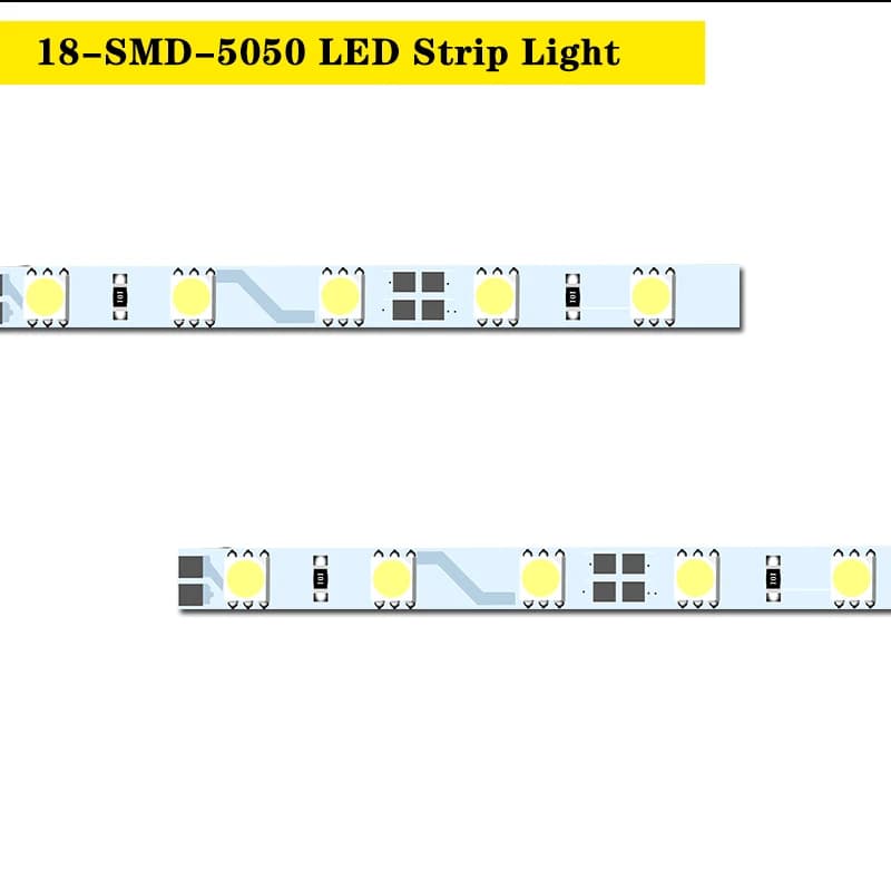 1pc T10 W5W LED Strip Light For Car Trunk Cargo Area or Interior Illumination,For Audi BMW Cadillac Chevrolet Mazda Ford Honda - 2