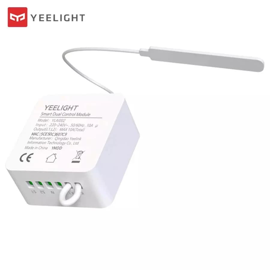 الإصدار العالمي Yeelight smart dual control module وحدة تحكم ثنائية الاتجاه لاسلكية ومفتاح ذكي يعمل مع تطبيق xiaomi Mijia - 2