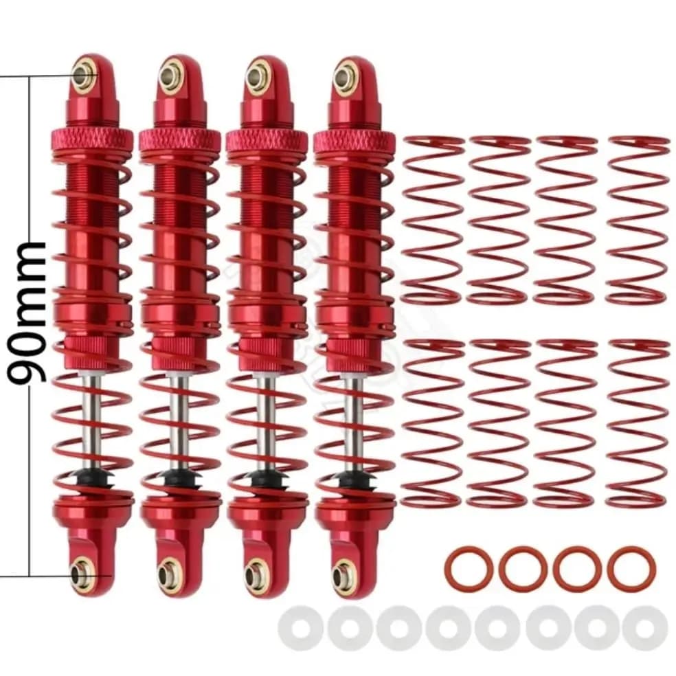 Metal 70mm 80mm 90mm 100mm 110mm 120mm Shock Absorber Oil Damper for 1/10 RC Crawler Car Axial SCX10  AXI03007 RBX10 D90 TRX4 - 4