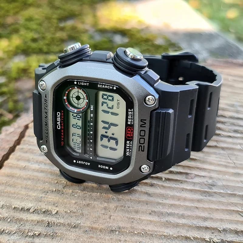 Casio sports top luxury set Large dial square ten years of electricity Relogio Masculino часы мужские watch for men DW-291H - 4