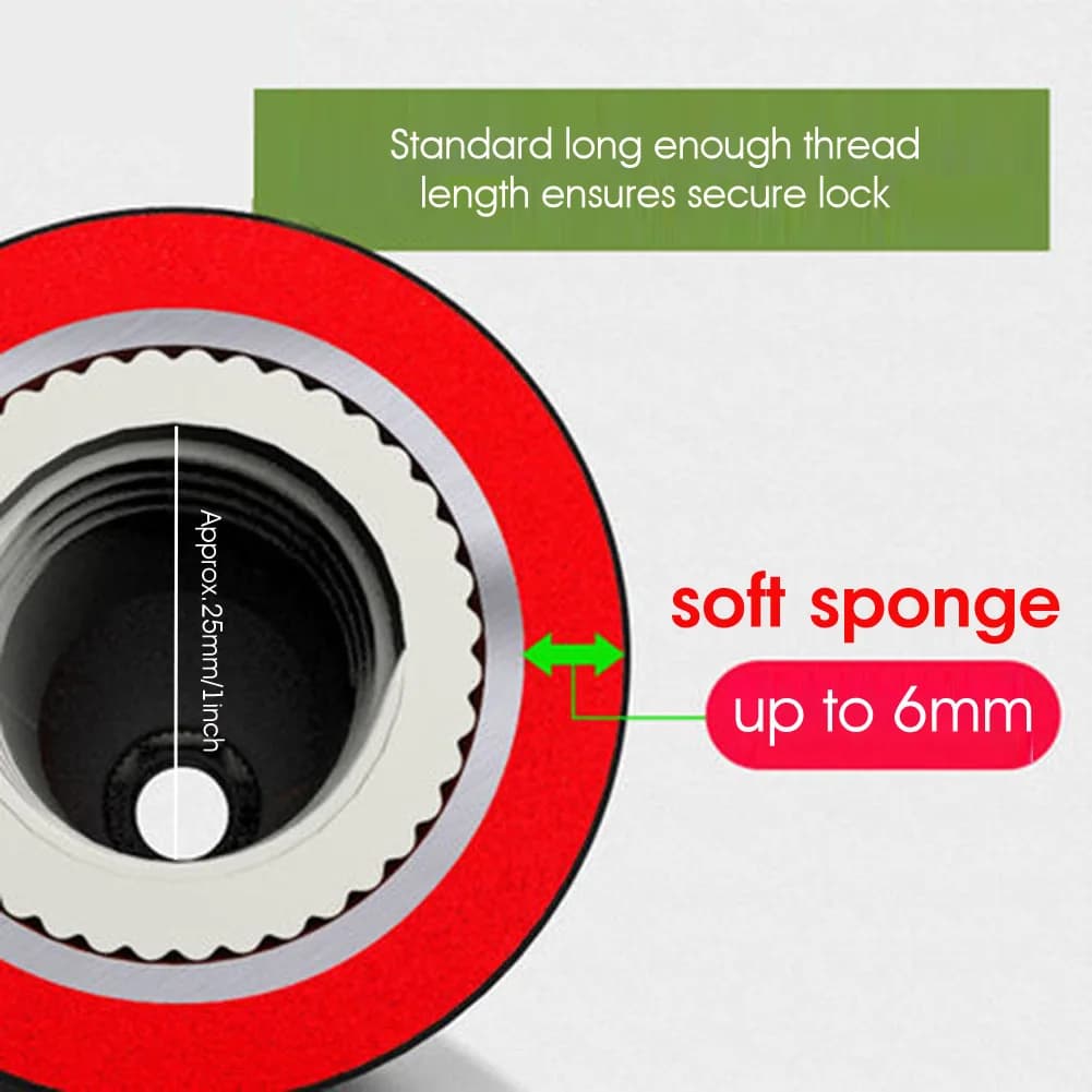 قضيب ربط دمبل 40 سم مع موصل حديد متغير ورغوة مبطنة، معدات تدريب لصالة الألعاب الرياضية - 4