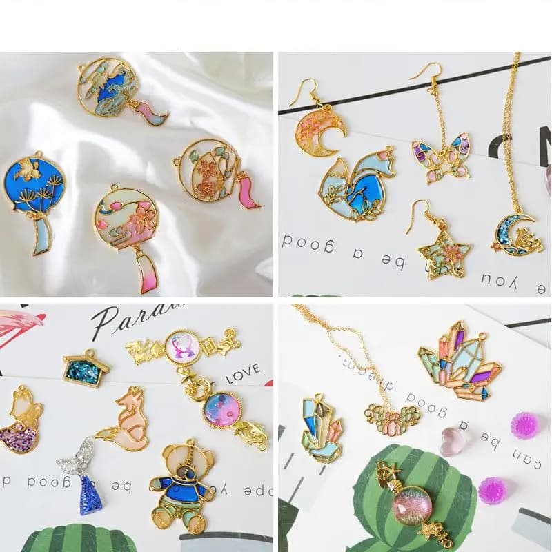 غراء إيبوكسي كريستالي شفاف، غراء UV لصنع المجوهرات اليدوية، أدوات صنع المجوهرات مع علاج بالأشعة فوق البنفسجية - 5