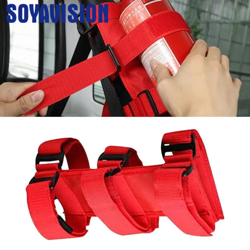 Universal Oxford Car Roll Bar Fire Extinguisher Holder Large & Small Size for Jeep Wrangler TJ JK JL 1997-2022 Car Accessories