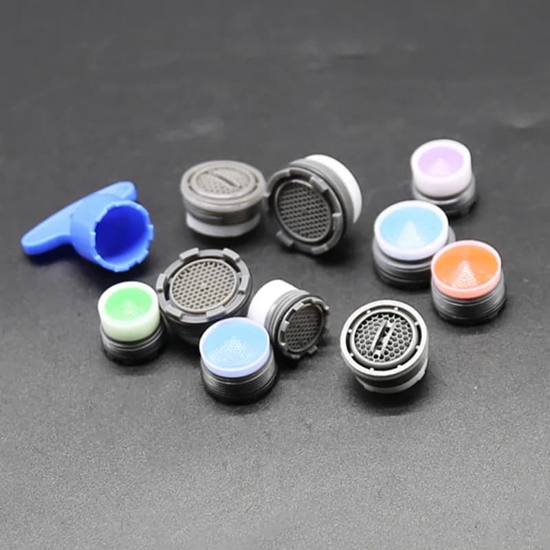 2 قطعة توفير المياه الحنفية الذكور الموضوع مهوية صنبور فقاعة حوض المطبخ ملحق مجموعة متنوعة من الأحجام للحمام أداة بالجملة