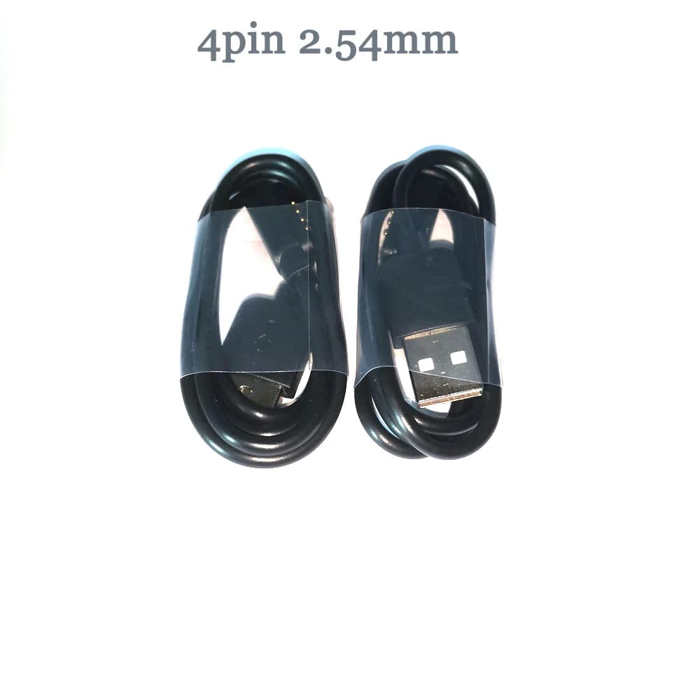 كابل مغناطيسي 4 دبوس Pogo لساعة الأطفال الذكية كابل شحن USB 2.54mm كابل موصل شحن لـ Q750S A20 A20S TD05 V6G - 2