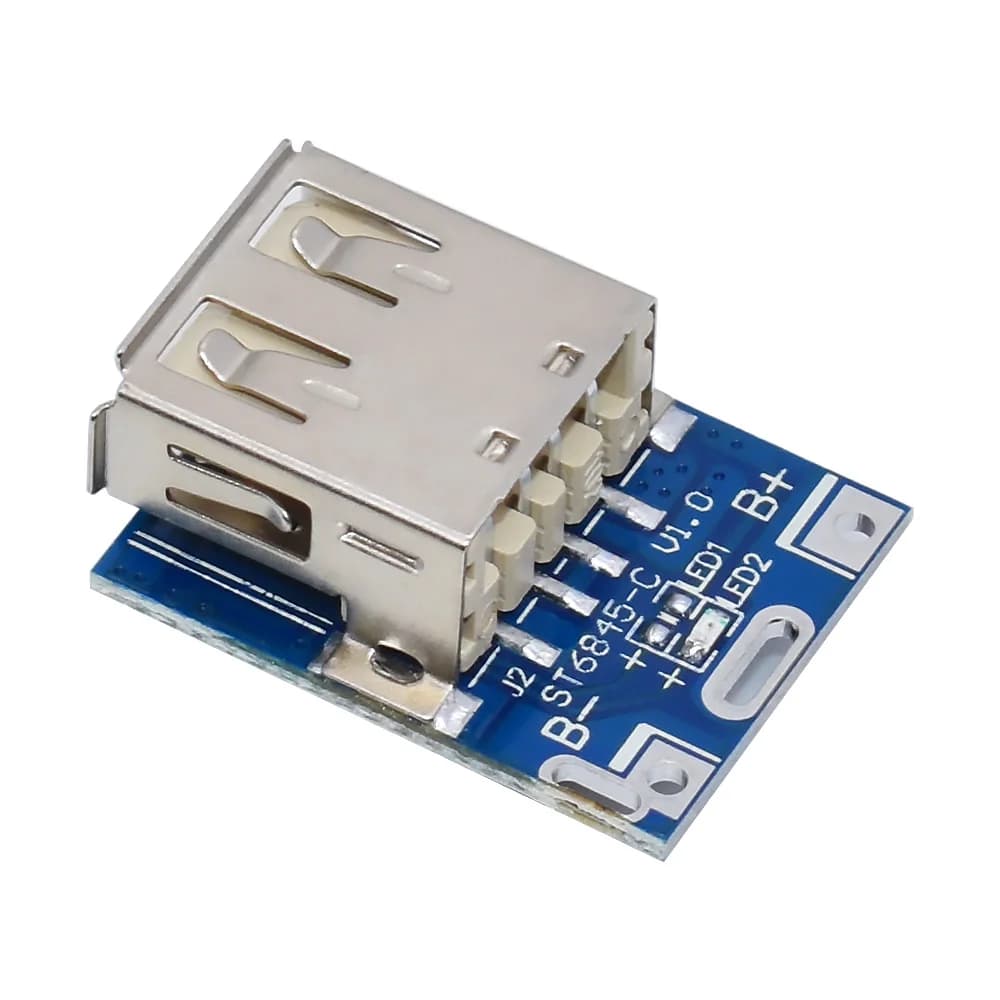 شاحن بطارية ليثيوم 5 فولت ، لوحة حماية تصعيد ، وحدة طاقة ، USB مصغر ، Li-Po ، Li-Po 18650 ، شاحن بطارية ، DIY - 2