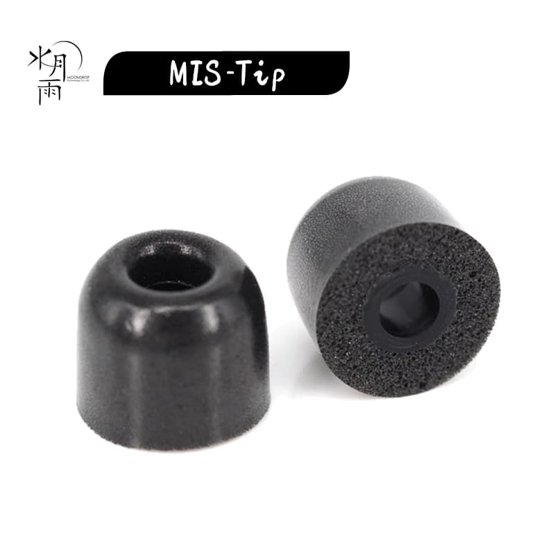 نصائح إسفنجية Moondrop MIS-Tip لسماعات KXXS/ Spaceship/S8 (زوجان)