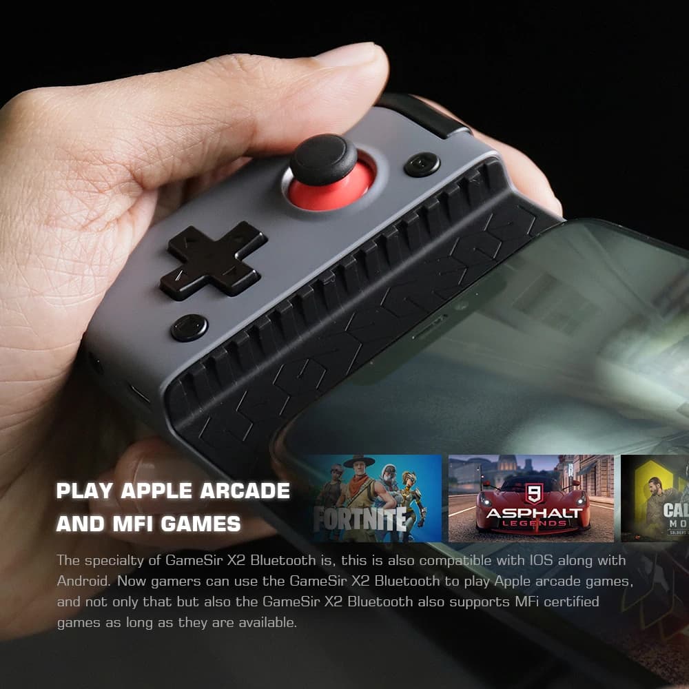 GameSir X2 Bluetooth Mobile Gamepad Wireless Game Controller for Android and Apple iPhone Cloud Gaming Xbox Game Pass STADIA - 3