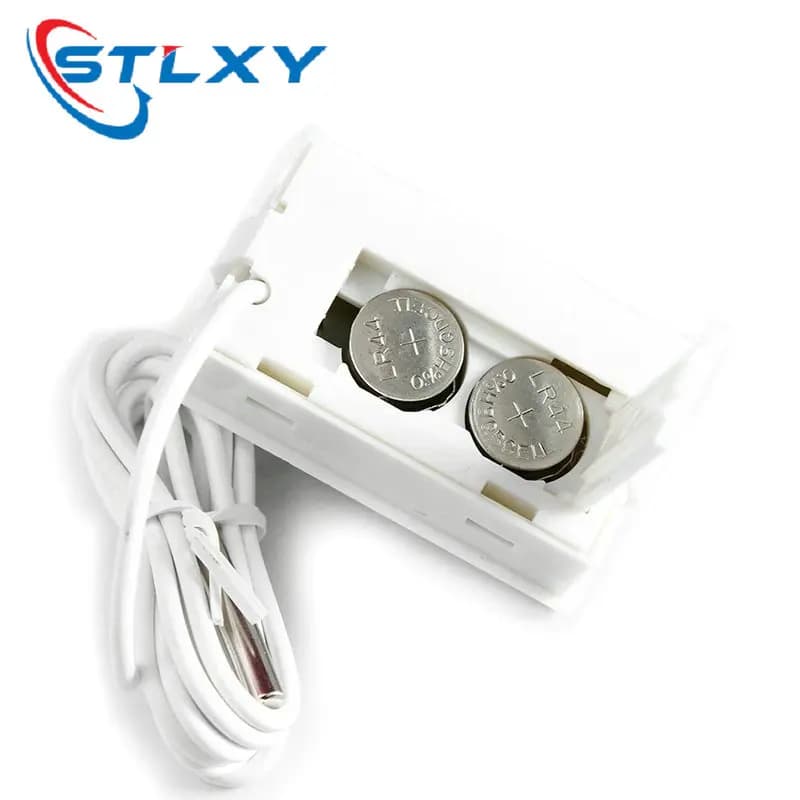 Mini LCD digital thermometer used for freezer temperature - 50-110℃ refrigerator thermometer indoor and outdoor waterproof probe - 5