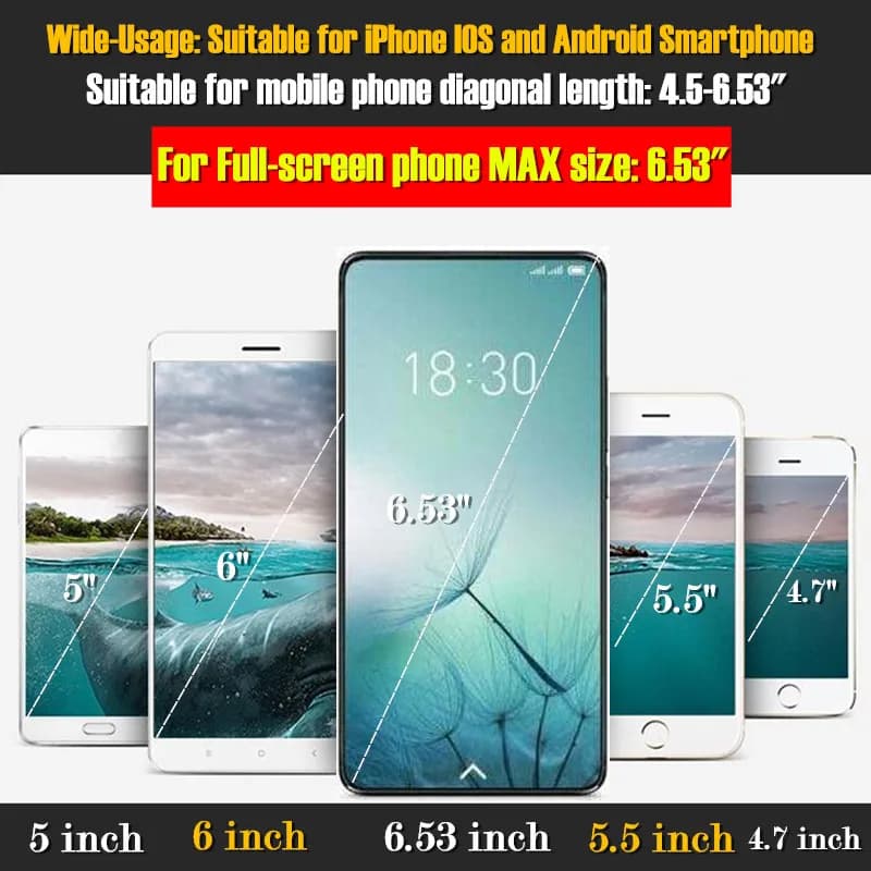 نظارات الواقع الافتراضي VR IMAX شاشة ضخمة نظارات ثلاثية الأبعاد صندوق كرتون جوجل خوذة VR للهاتف 4.5-6.53 بوصة ، عصا التحكم في الألعاب - 2