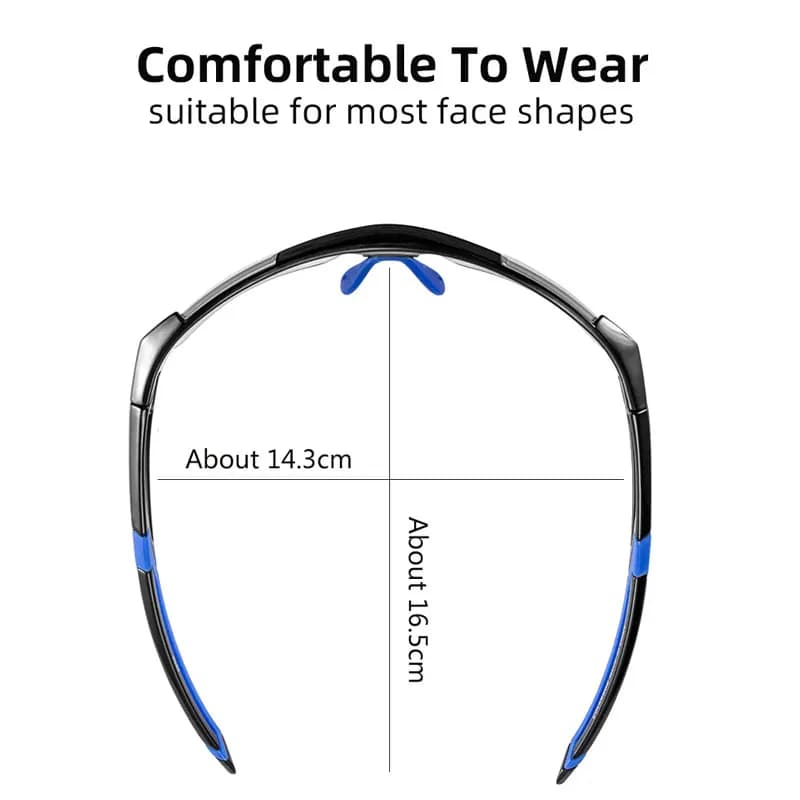 نظارات ركوب الدراجات الفوتوكرومية من ROCKBROS نظارات شمسية رياضية خارجية للدراجات نظارات تغير اللون نظارات واقية للدراجات الجبلية والطرق نظارات ركوب الدراجات - 4