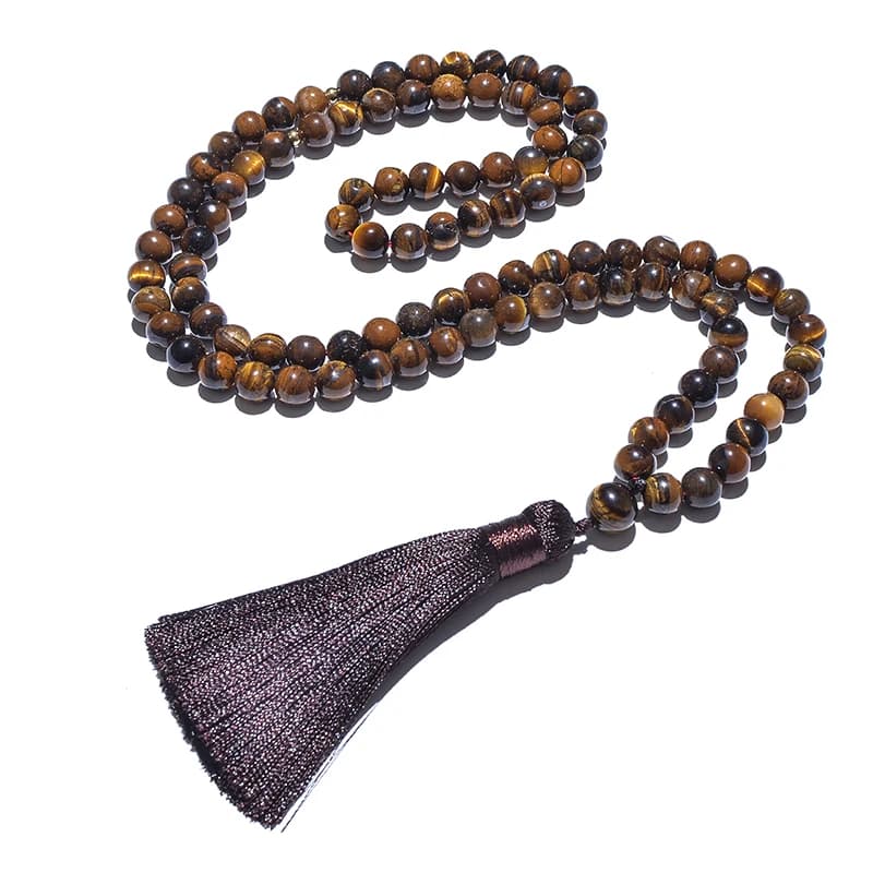 8 مللي متر ماتي امازونيتي ، الأصفر عين النمر ، الأسود أونيكس ، الإسلامية مسلم Tasbih 99 حبة سوار الرجال والنساء نعمة الوردية مجوهرات - 2