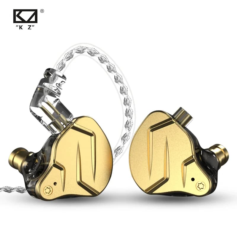 سماعات أذن معدنية KZ ZSN Pro X بتقنية هايبرد 1BA+1DD، باس HIFI، سماعات أذن داخل الأذن، سماعات مراقبة رياضية مع إلغاء الضوضاء - 2