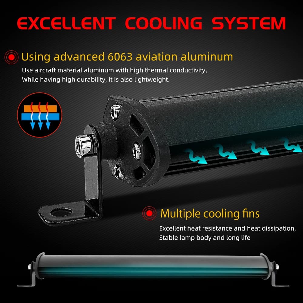 CO LIGHT 10D 10 20 30 بوصة 52 واط 104 واط 156 واط LED شريط إضاءة العمل كومبو 4x4 إضاءة LED للطرق الوعرة للجرار القوارب شاحنات 4WD 4x4 ATV - 3