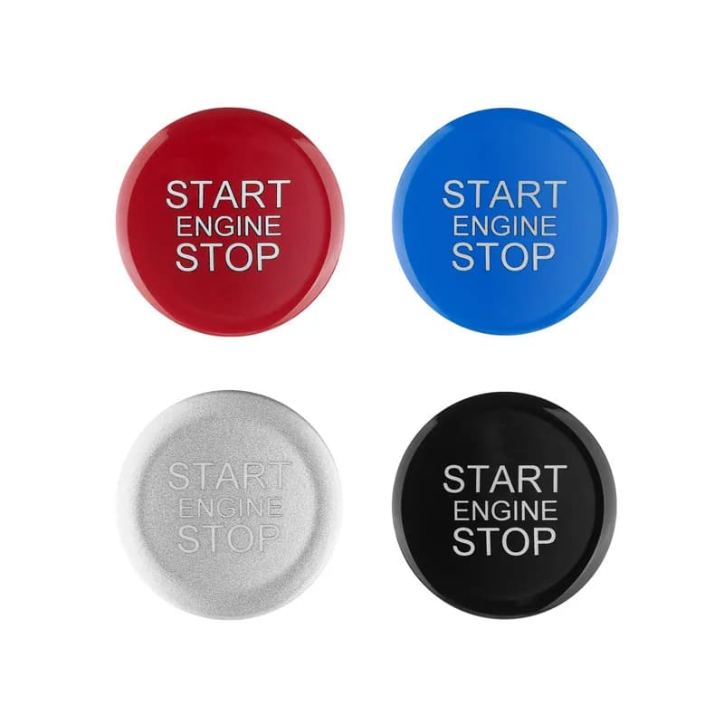 ABS Car Engine Start Stop Push Button Cover Trim for Alfa Romeo Giulia Stelvio 2017-2019 Accessories Interior Stickers Hot Sale - 2