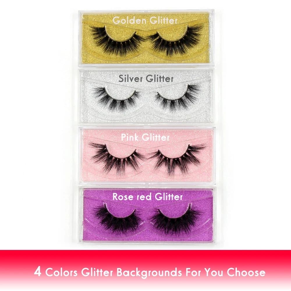LEHUAMAO 5D Mink Hair False Eyelashes Wispy Cross Natural Mink Lashes Fluffy Eyelash Extension Tools Makeup Handmade Eye lashes - 6