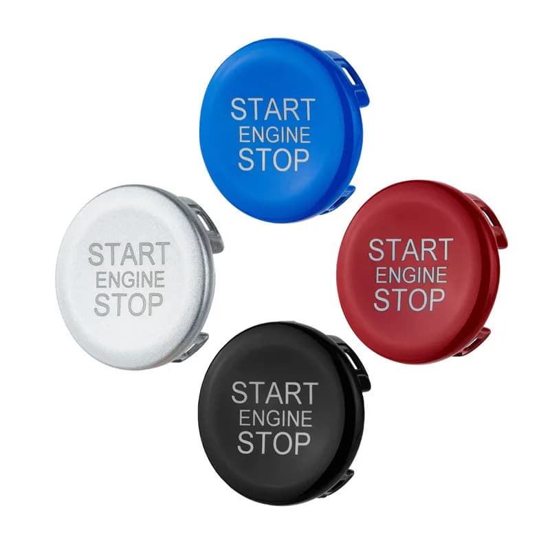 ABS Car Engine Start Stop Push Button Cover Trim for Alfa Romeo Giulia Stelvio 2017-2019 Accessories Interior Stickers Hot Sale - 3