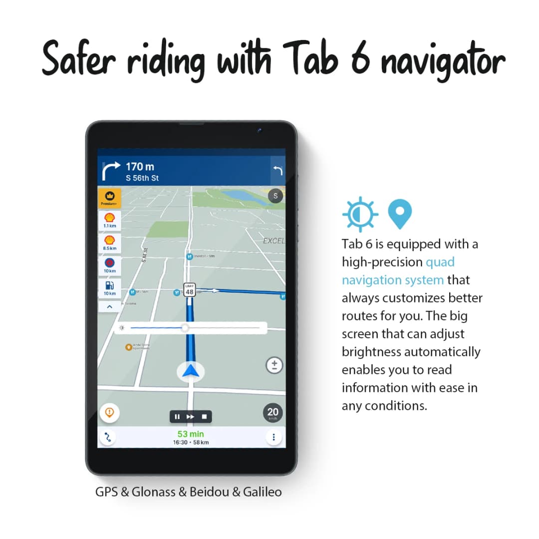 جهاز لوحي Blackview Tab 6، شاشة 8 بوصة، ذاكرة رام 3 جيجابايت، ذاكرة داخلية 32 جيجابايت، نظام أندرويد 11، بطارية 5580 مللي أمبير، يدعم المكالمات الهاتفية و4G وWiFi وLTE، متوافق مع Kindle وEbook - 5