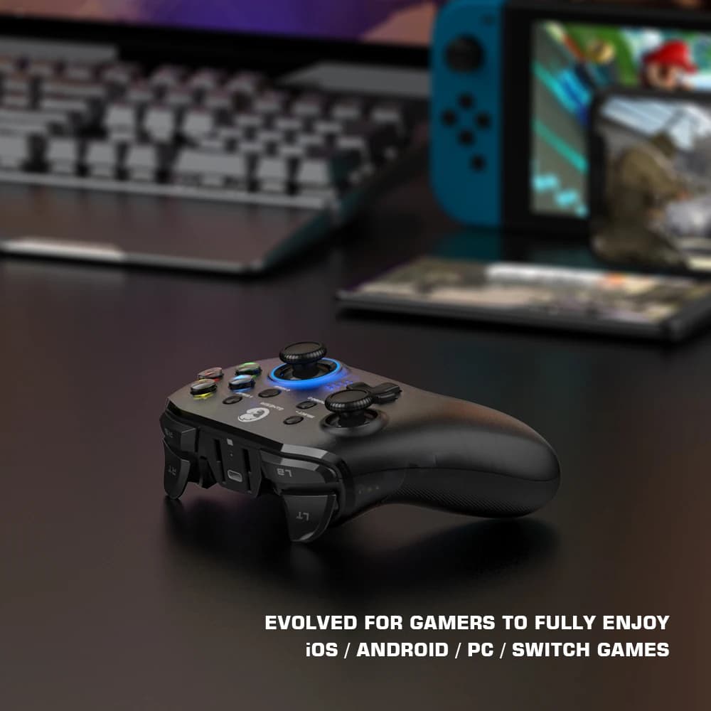 GameSir T4 Pro Bluetooth Game Controller 2.4G Wireless Gamepad applies to Nintendo Switch Apple Arcade MFi Games Android Phone - 3