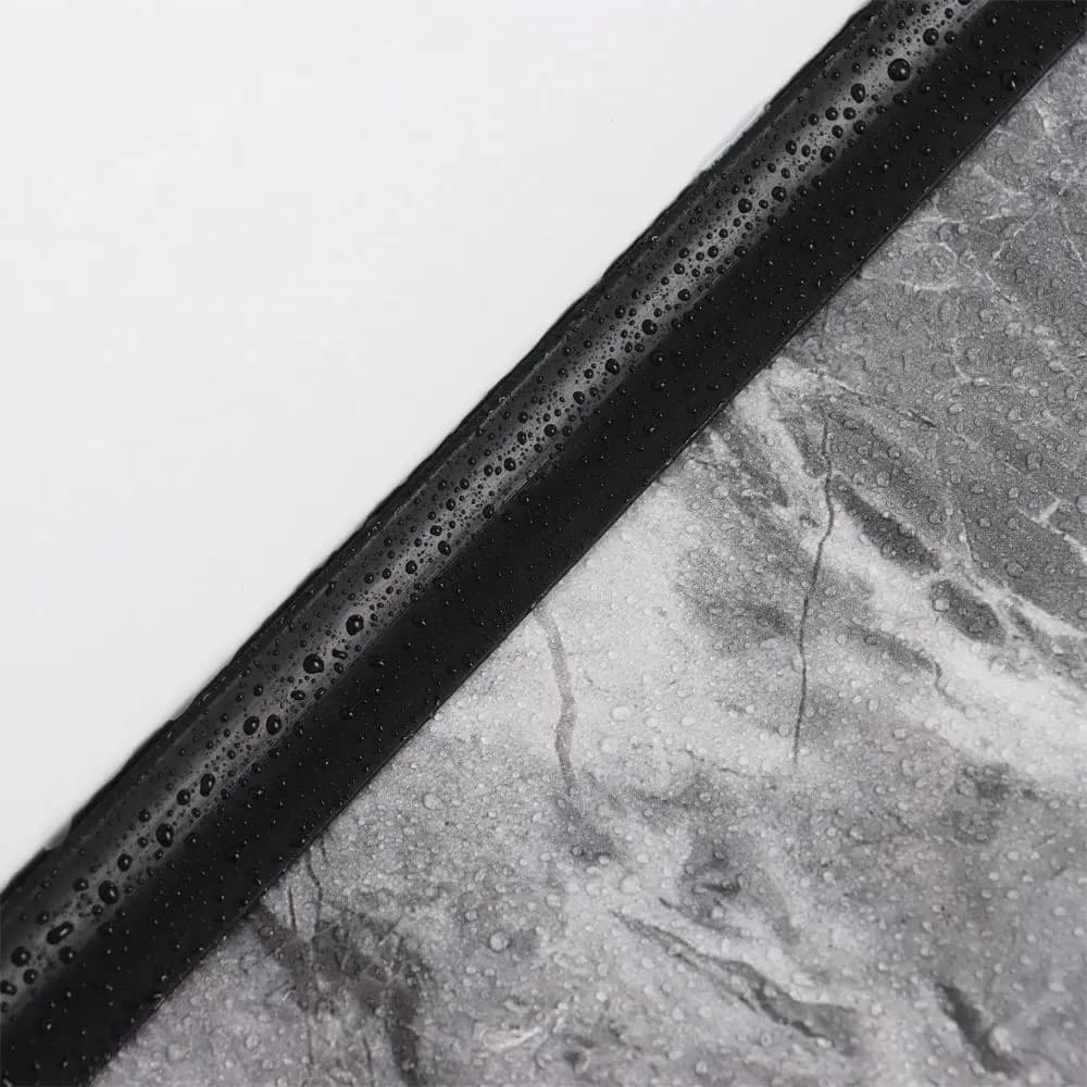 1PC Self-Adhesive Silicone Water Retaining Strip Bathroom Water Stopper Bendable Door Bottom Sealing Strip Shower Dam Barrier - 3