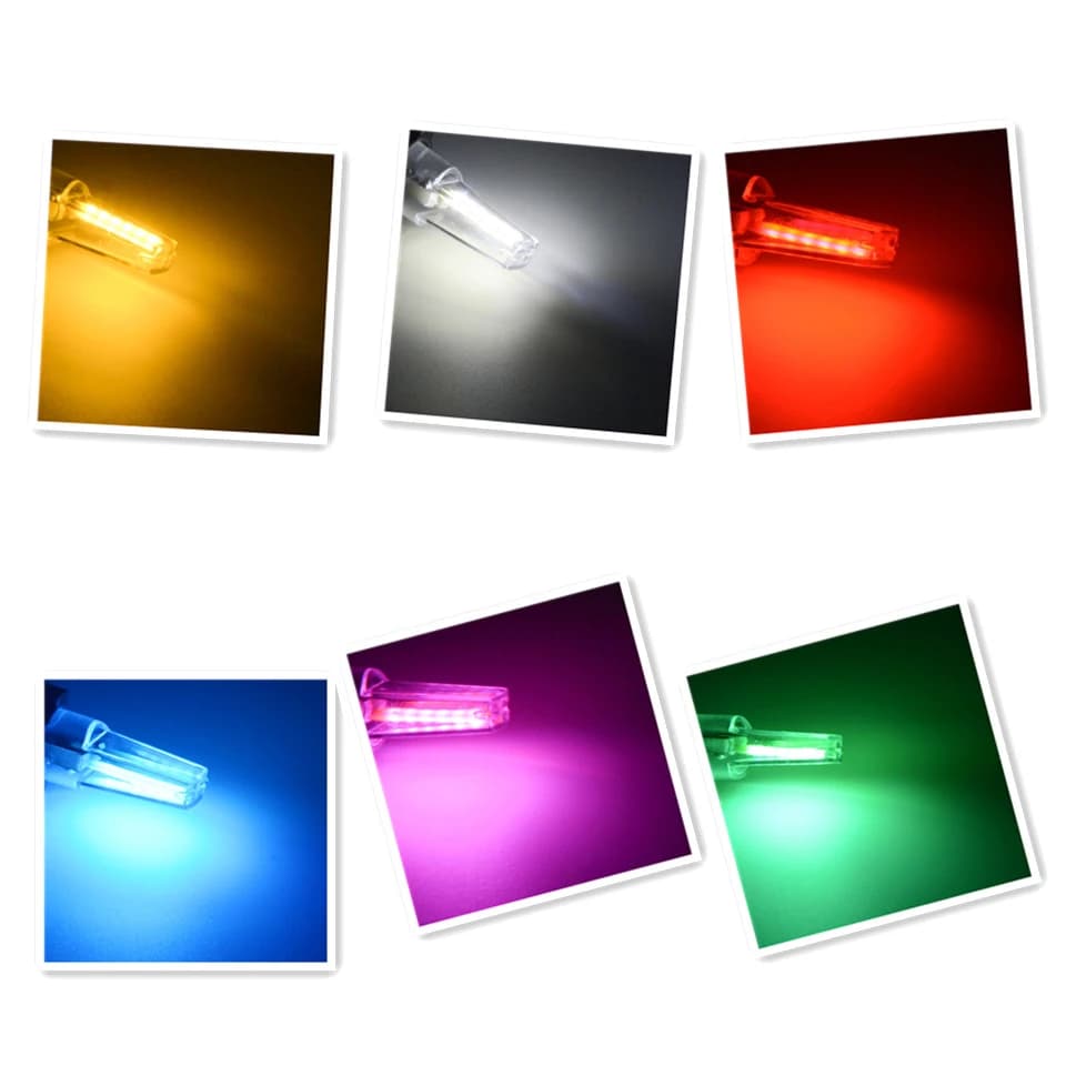 1Pcs Newest W5W led T10 filament cob 360 degree car light Led auto automobiles reading dome wedge bulb lamp DRL car styling 12v - 6