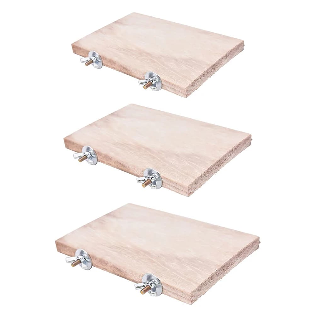 منصة قفز خشبية للحيوانات الأليفة، إطار تسلق، لوح خدش، لوح قفز، إمدادات للخنازير الغينية - 4