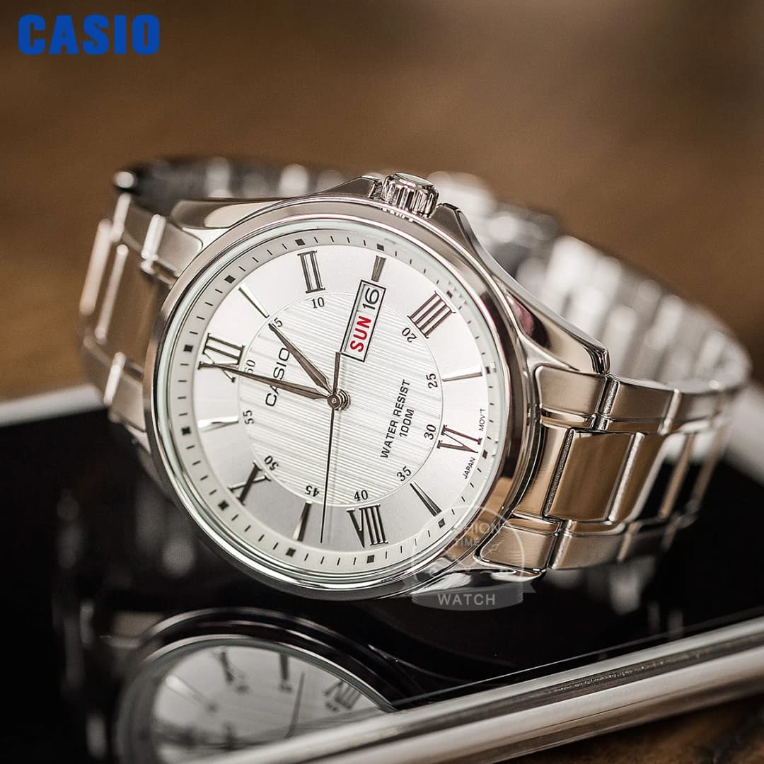 Casio watch men top brand luxury quartz watch100m Waterproof men watch Sport military Wrist Watch relogio masculino MTP-1384D-7A - 2