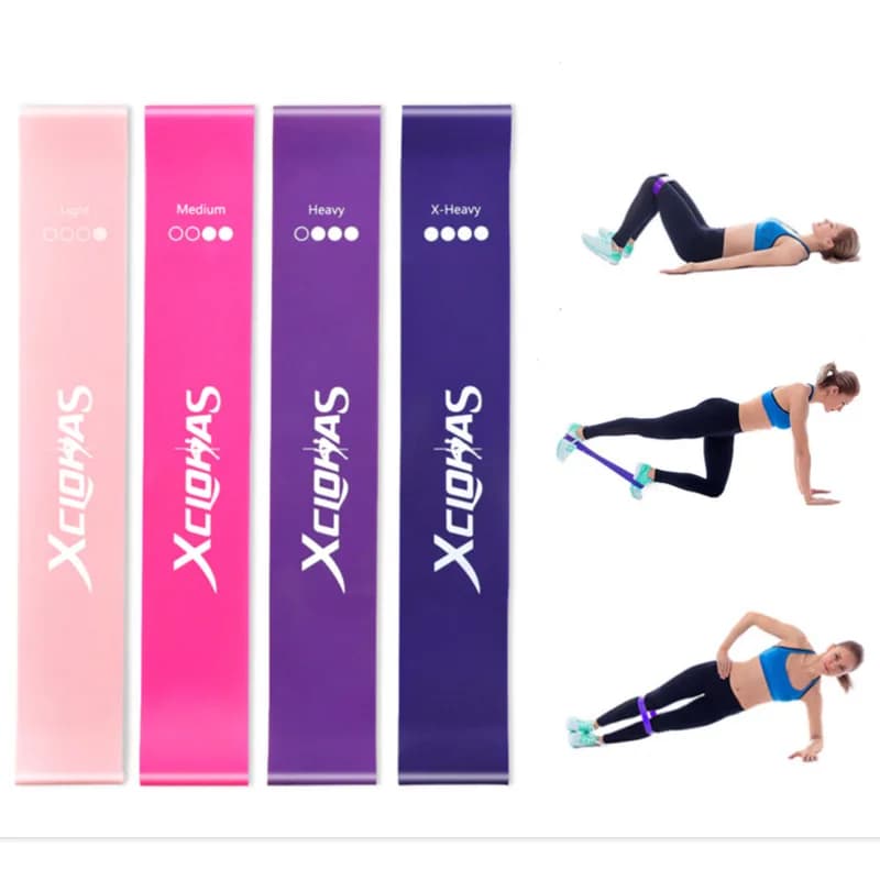 4 /5 مستويات اليوغا المقاومة الأربطة المطاطية كروسفيت ممارسة شريط مطاطي للنساء الرجال قوة التدريب اللياقة البدنية اللثة بيلاتيس الرياضة - 2