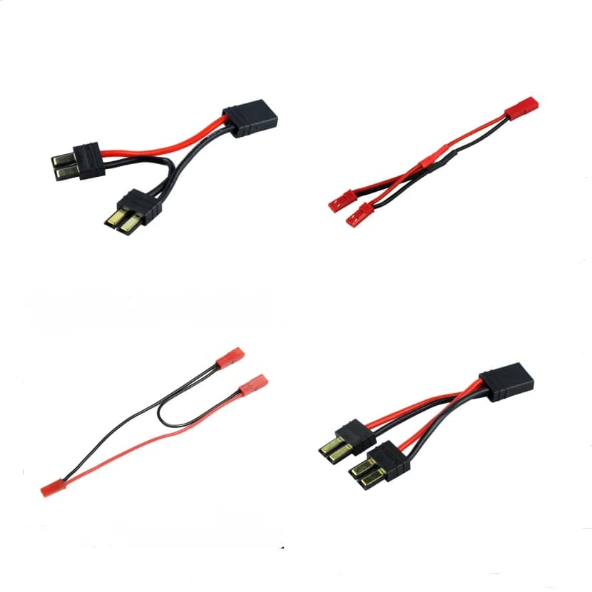 دينز EC3 EC5 JST XT60 XT90 XT90S MPX تamiya تسلسلي متوازي بطارية محول موصل مع 20/12/10awg سلك كابل لهواية RC - 4