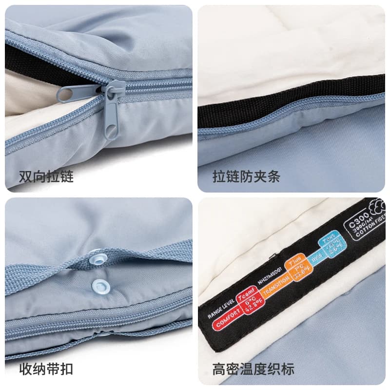 Naturehike-Children's Sleeping Bag, Extended Splicing, Camping, Hiking, Warm, Mummy, Outdoor - 6