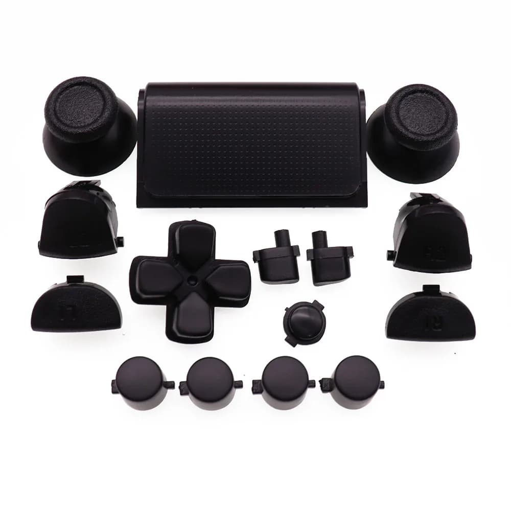 مجموعة كاملة من 18 لونًا لعصي التحكم D-pad وأزرار R1 L1 R2 L2 ومفاتيح الاتجاه AB XY لجهاز PS4 JDS 050 JDS-055 JDM 050 وحدات التحكم - 2