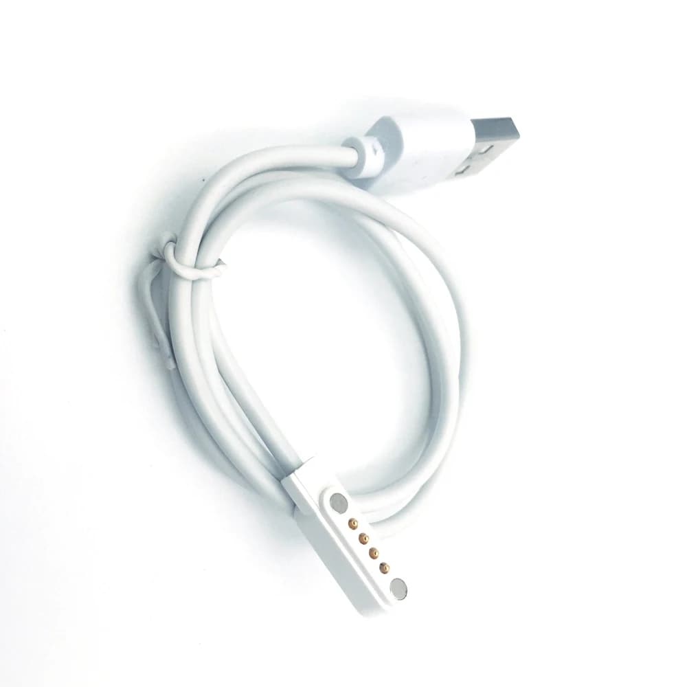 كابل مغناطيسي 4 دبوس Pogo لساعة الأطفال الذكية كابل شحن USB 2.54mm كابل موصل شحن لـ Q750S A20 A20S TD05 V6G - 6