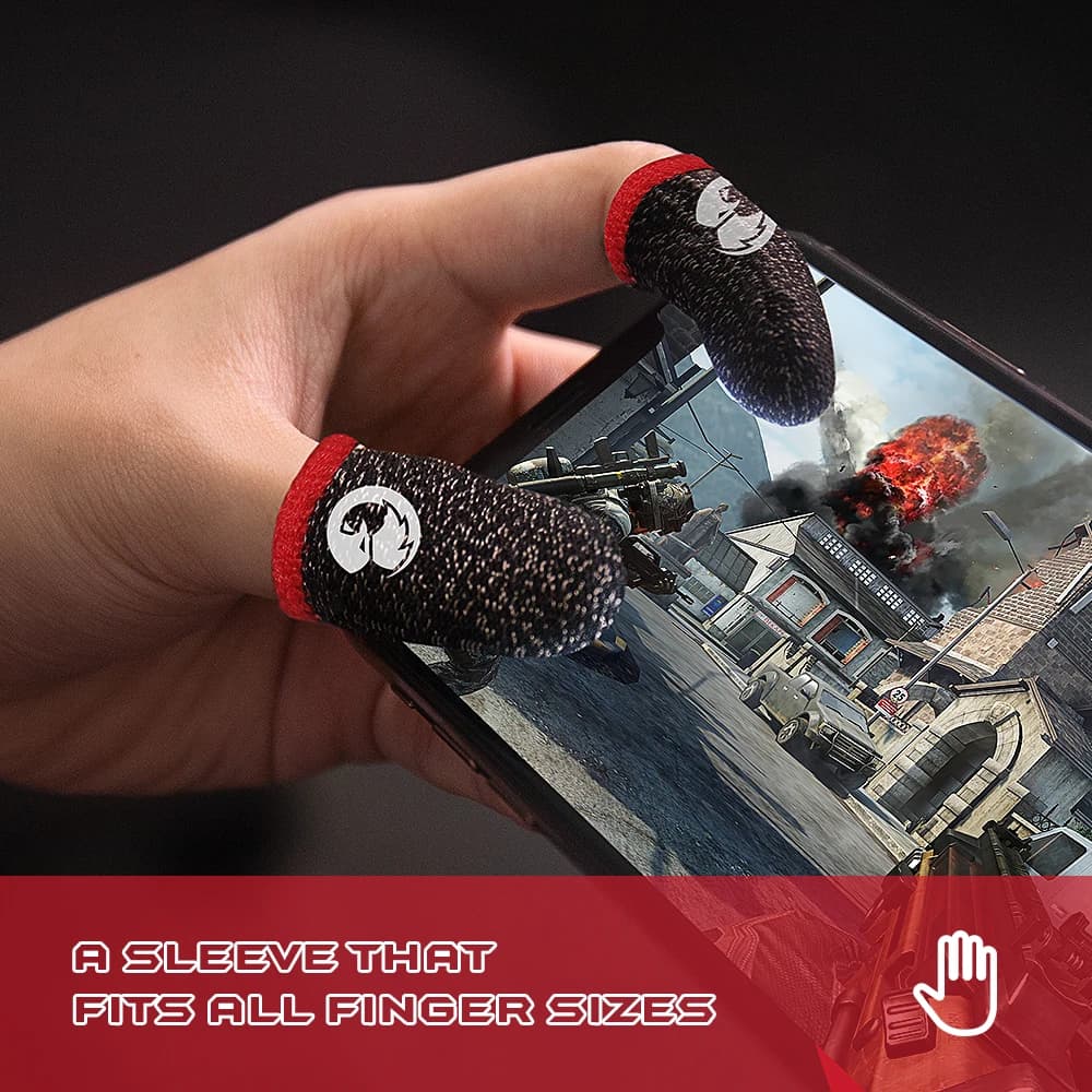 GameSir Talons Fingertips for Game PUBG Call of Duty Mobile Legends 1 Pair of Professional Gaming Thumbs Sleeve - 2