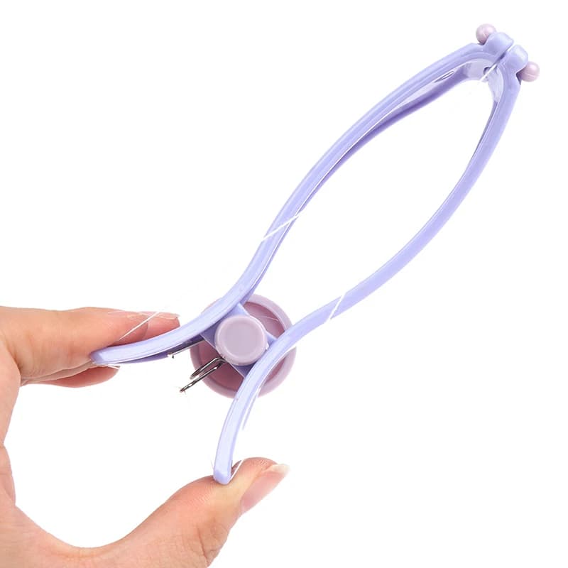 Women Hair Removal Epilator Mini Facial Hair Remover Spring Threading Face Defeatherer for Cheeks Eyebrow DIY Makeup Beauty Tool - 5