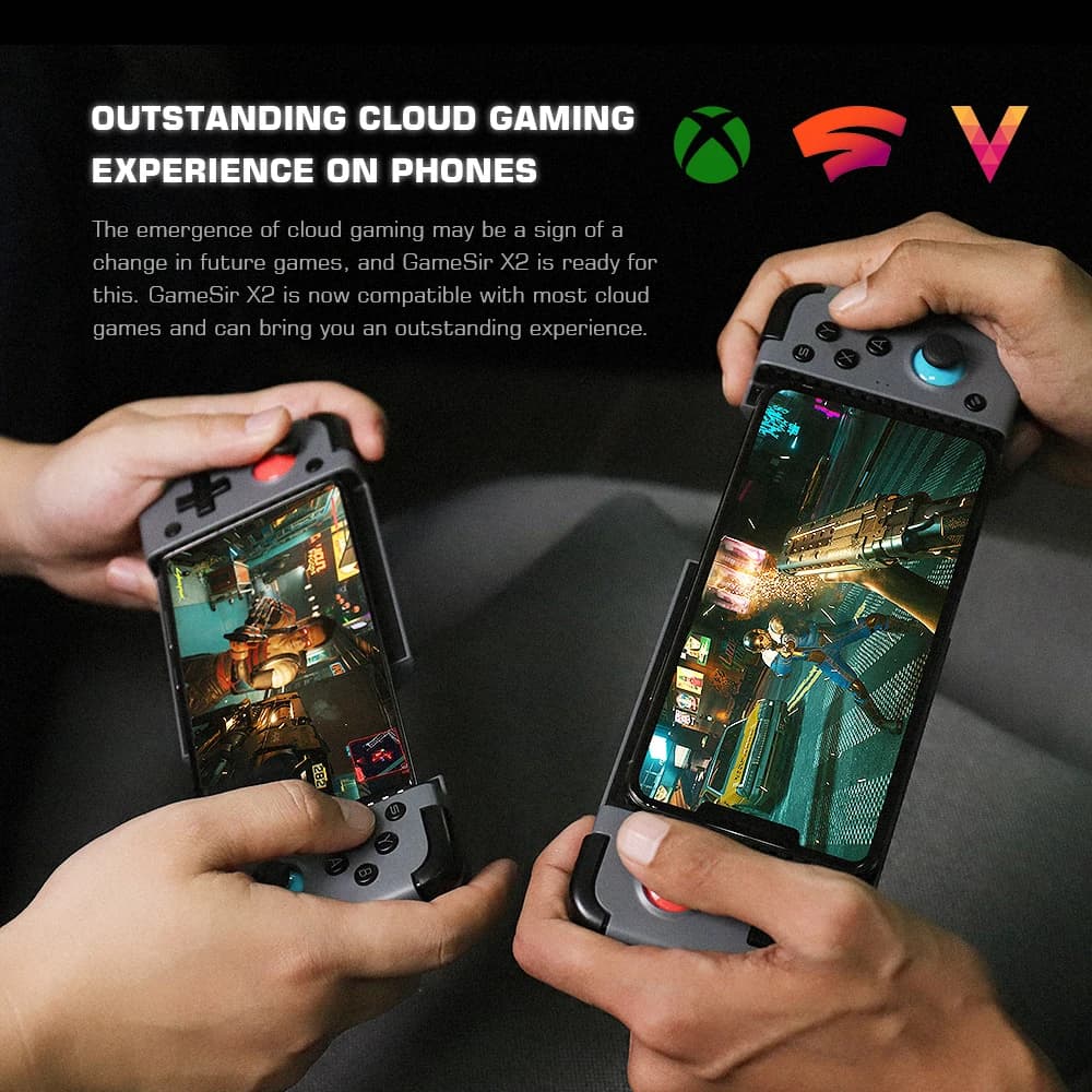 GameSir X2 Bluetooth Mobile Gamepad Wireless Game Controller for Android and Apple iPhone Cloud Gaming Xbox Game Pass STADIA - 2