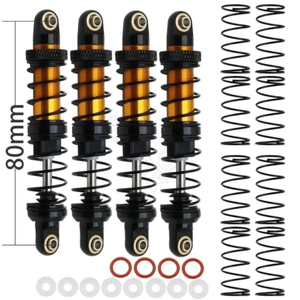 Metal 70mm 80mm 90mm 100mm 110mm 120mm Shock Absorber Oil Damper for 1/10 RC Crawler Car Axial SCX10  AXI03007 RBX10 D90 TRX4 - 5