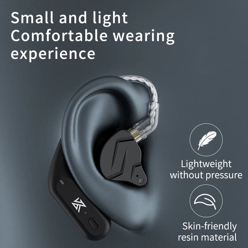 KZ AZ09 Bluetooth 5.2 Wireless Upgrade Cable  HIFI Wireless Ear Hook With Charging Case For KZ TRN CCA Earphones Headset - 4