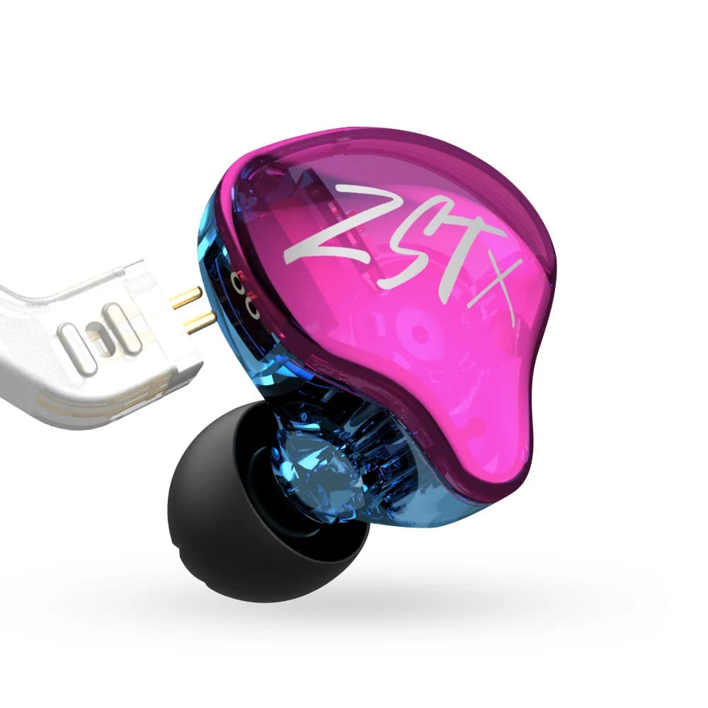 KZ ZST X 1DD+1BA Hybrid Driver In-ear Earphone Noise Cancelling Headset With 2Pin Replaceable Cable KZ ZST X ZSX ZSN PRO EDX DQ6 - 2