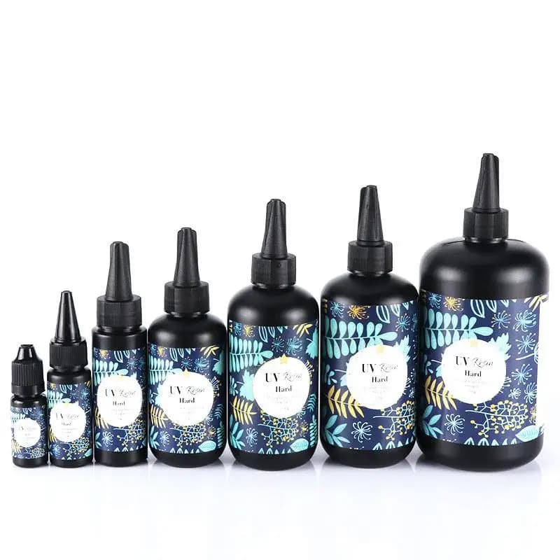 غراء إيبوكسي كريستالي شفاف، غراء UV لصنع المجوهرات اليدوية، أدوات صنع المجوهرات مع علاج بالأشعة فوق البنفسجية