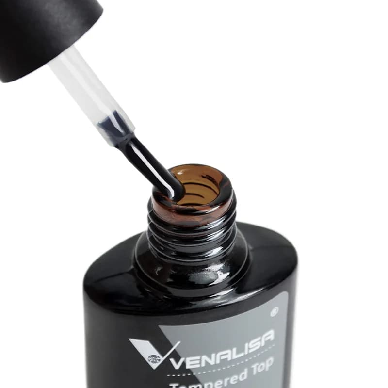 Hot Sell Venalisa Nail Art 7.5ml Tempered Top Coat Matt Top Primer Base Coat Color Gel Nail Polish UV Gel Soak Off Manicure - 4