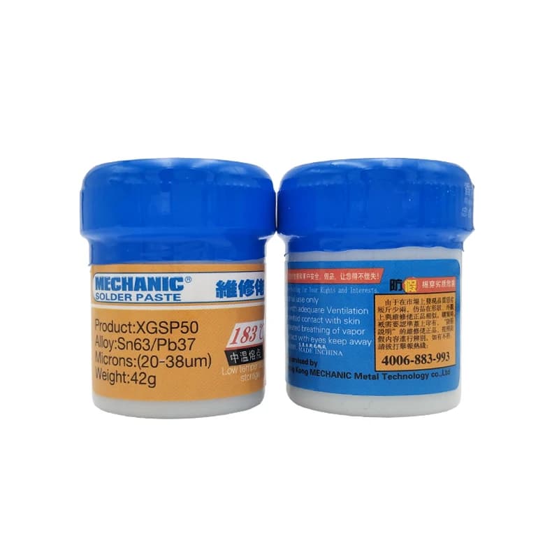 MECHANIC XGSP50 Solder Paste 42g SN63 Pb37 Solder Soldering Flux For SMD BGA SMT Stencil Welding Rework Station - 5